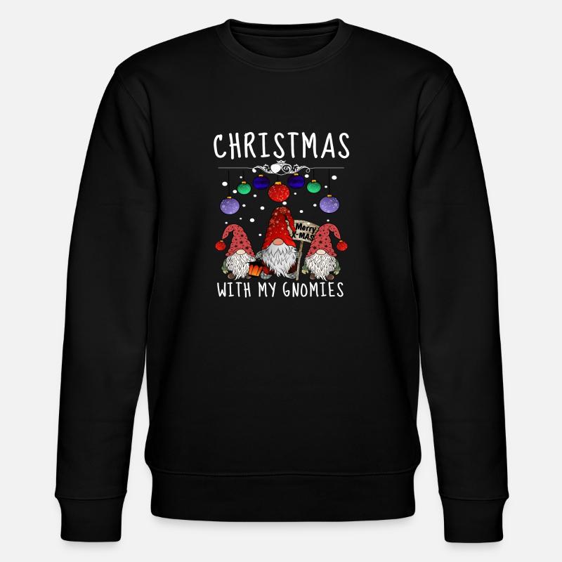Famille Gnome Elfes de Noël - Sweat bio CHANGER Stanley/Stella Unisexe - noir