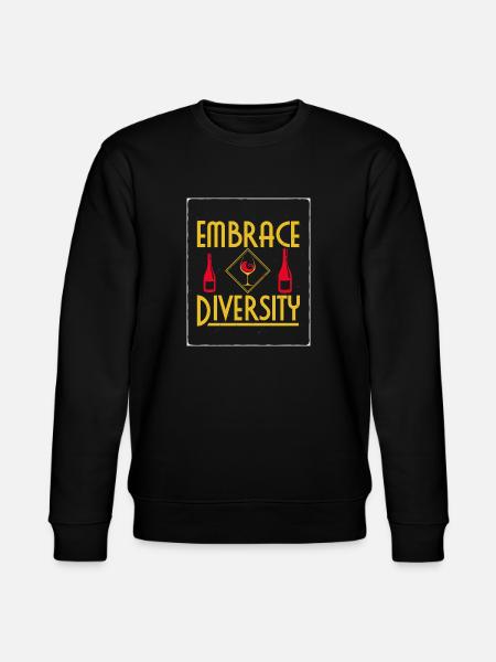 Embrace Diversity T-Shirt - Stanley/Stella CHANGER Unisex Organic Sweatshirt - black