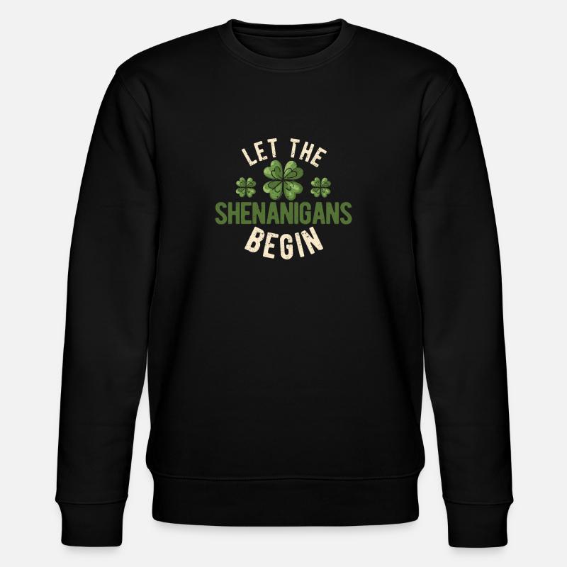 Saint-Patrick - les manigances peuvent - Sweat bio CHANGER Stanley/Stella Unisexe - noir