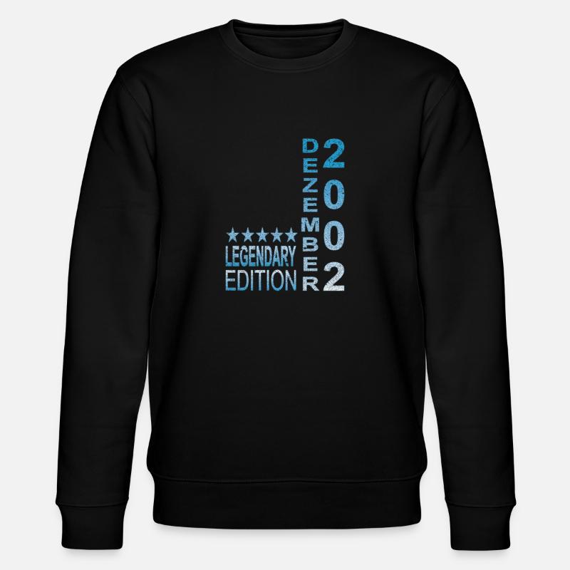 Legendary Edition Dezember 2002 - Stanley/Stella Unisex Bio-Sweatshirt CHANGER  - Schwarz