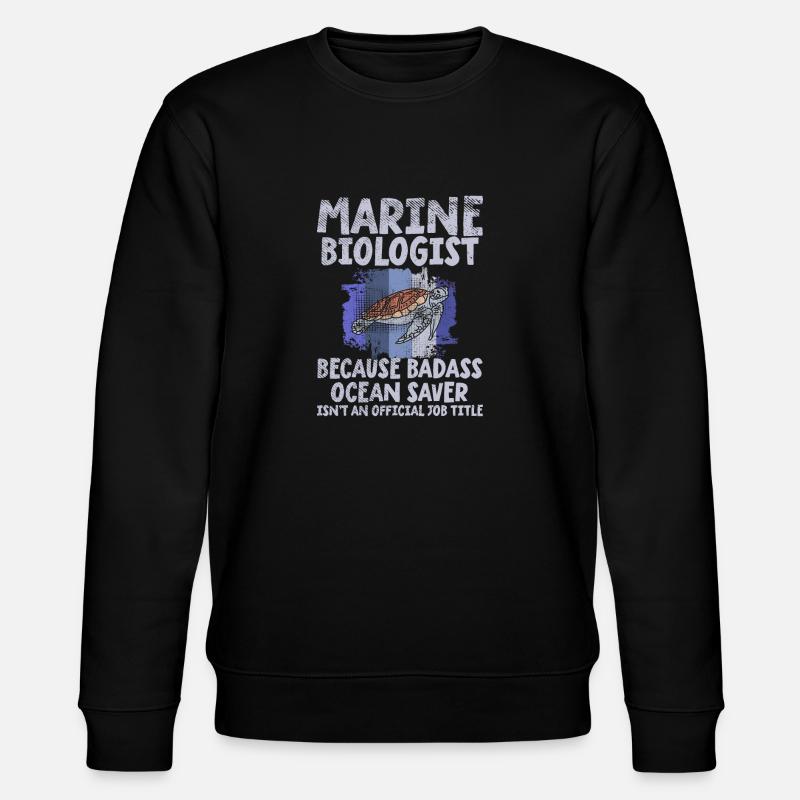 Meeresbiologe - Stanley/Stella Unisex Bio-Sweatshirt CHANGER  - Schwarz