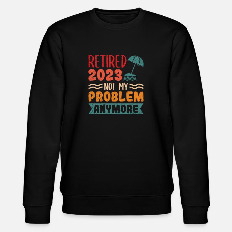 2023 retired, no longer my - Stanley/Stella CHANGER Unisex Organic Sweatshirt - black