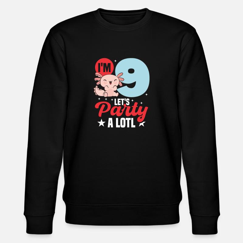 J’ai 9 ans, célébrons beaucoup - Sweat bio CHANGER Stanley/Stella Unisexe - noir