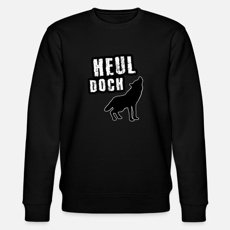 Heul doch - Stanley/Stella Unisex Bio-Sweatshirt CHANGER  - Schwarz
