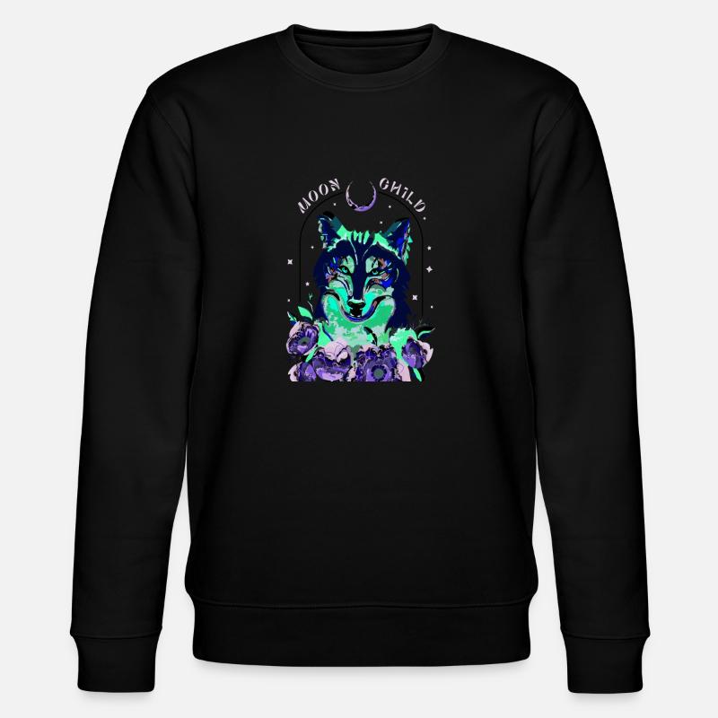 Loup - Sweat bio CHANGER Stanley/Stella Unisexe - noir