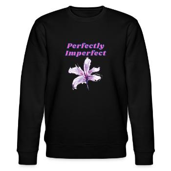 Perfectly Imperfect - Stanley/Stella CHANGER Unisex Organic Sweatshirt - black - Front - Nik (191cm) & Marisol (170cm)