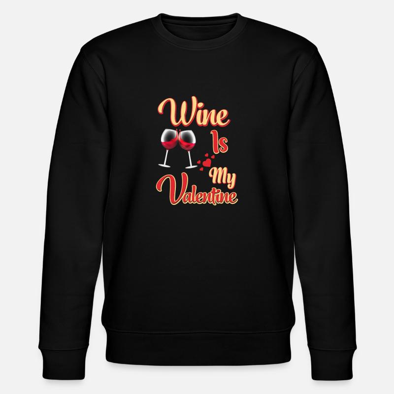 Le vin est mon préféré - Sweat bio CHANGER Stanley/Stella Unisexe - noir