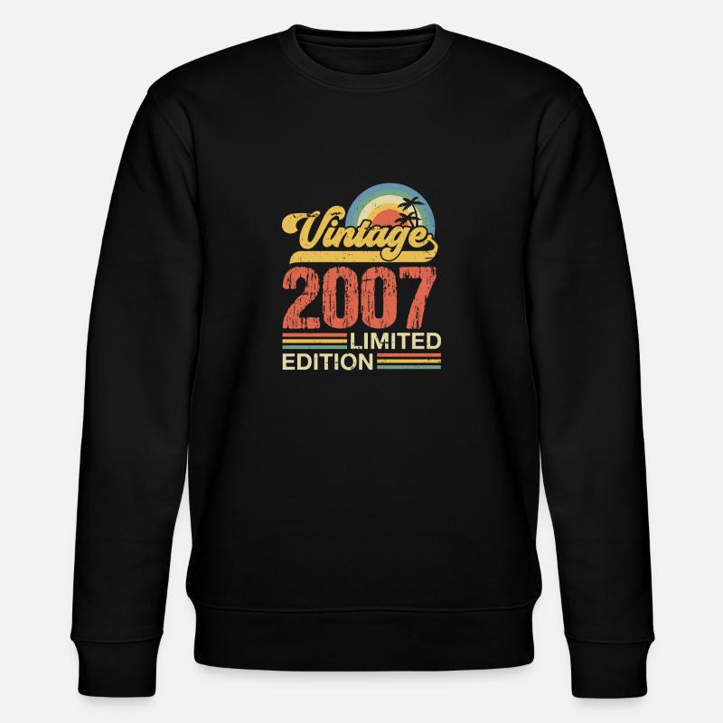 2007 - Stanley/Stella Unisex Bio-Sweatshirt CHANGER  - Schwarz