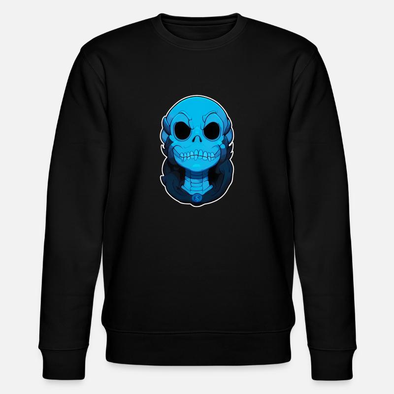 crane monstre bleu - Sweat bio CHANGER Stanley/Stella Unisexe - noir