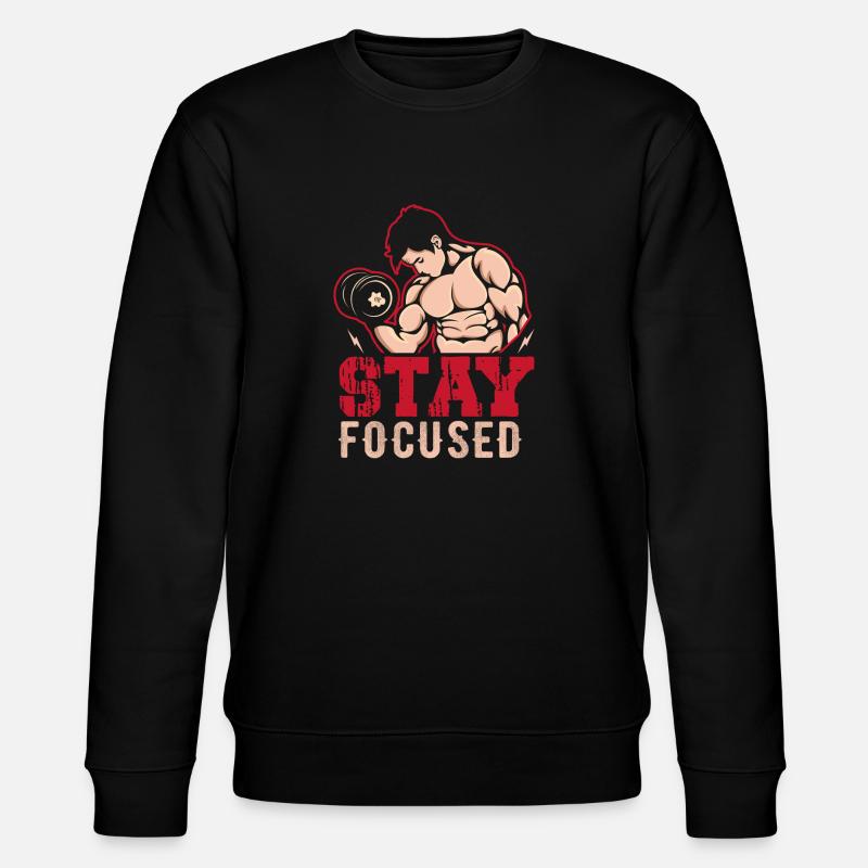 Restez concentré - Sweat bio CHANGER Stanley/Stella Unisexe - noir