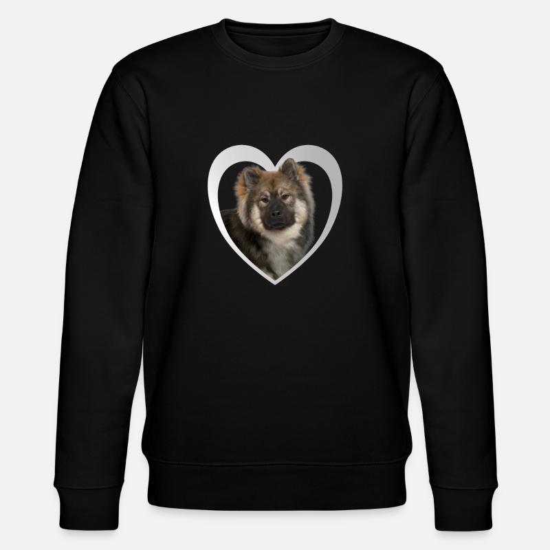 Eurasier Herz - J’aime Eurasier - Sweat bio CHANGER Stanley/Stella Unisexe - noir