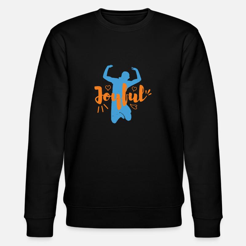 JOYEUX - Sweat bio CHANGER Stanley/Stella Unisexe - noir