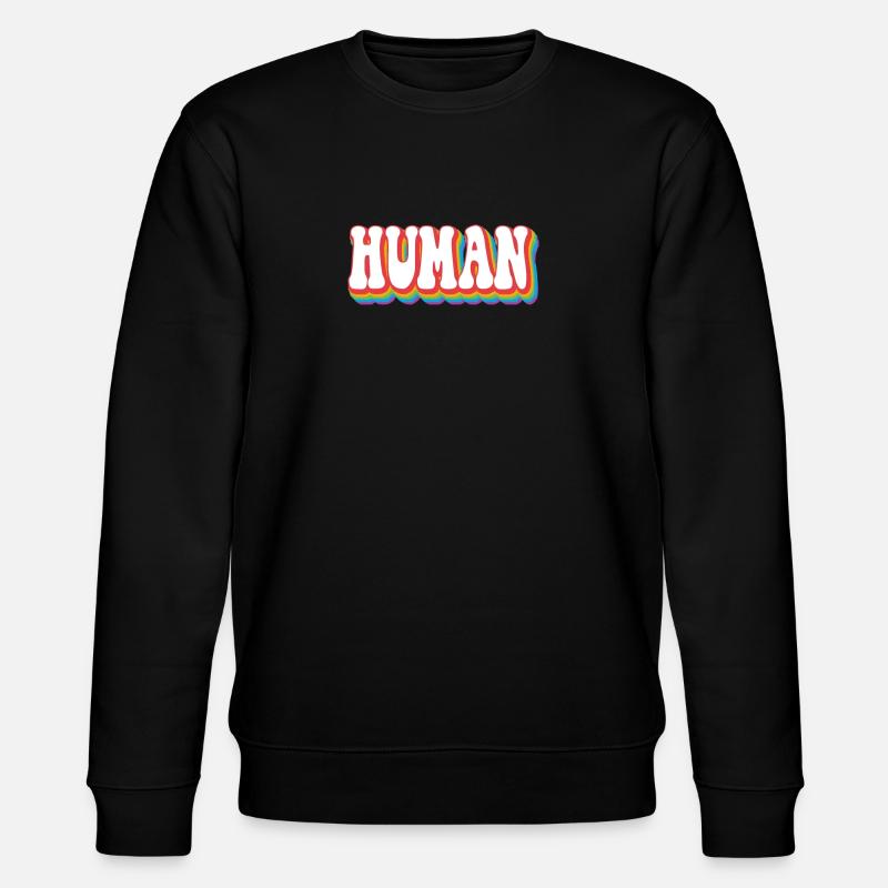Soutenez Pride Rainbow LGBTQ+ - Humain - Sweat bio CHANGER Stanley/Stella Unisexe - noir