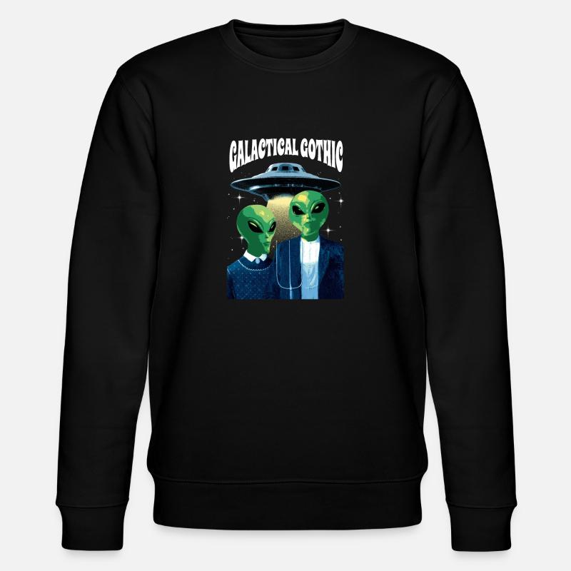 Couple extraterrestre - Sweat bio CHANGER Stanley/Stella Unisexe - noir