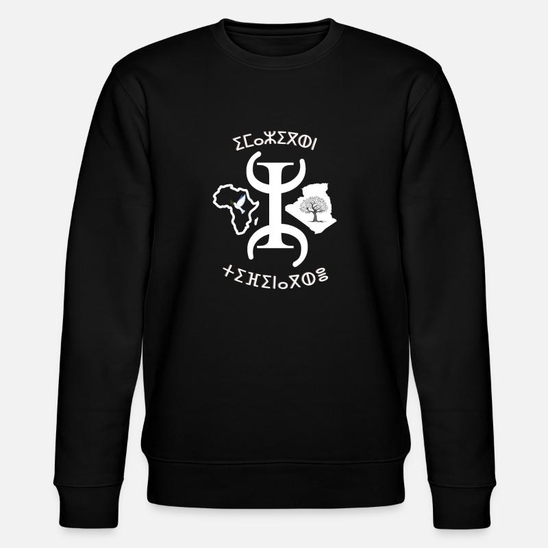 Kabyle Amazigh Premium T-shirt - Stanley/Stella Unisex Bio-Sweatshirt CHANGER  - Schwarz