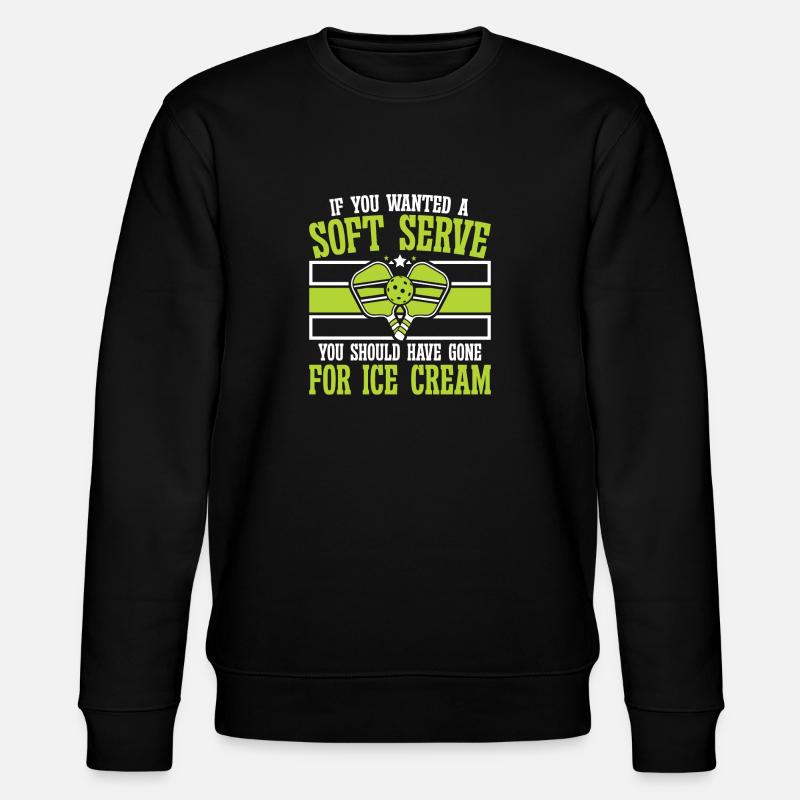 Conception de pickleball - Sweat bio CHANGER Stanley/Stella Unisexe - noir