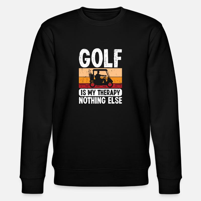 Golf nothing else - Stanley/Stella CHANGER Unisex Organic Sweatshirt - black