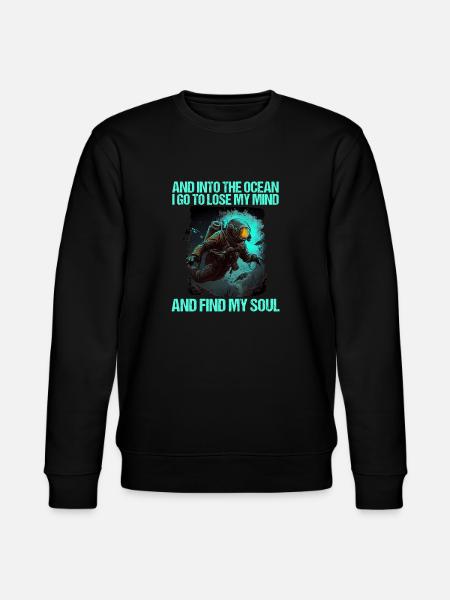Diving Diver Diver - Stanley/Stella CHANGER Unisex Organic Sweatshirt - black
