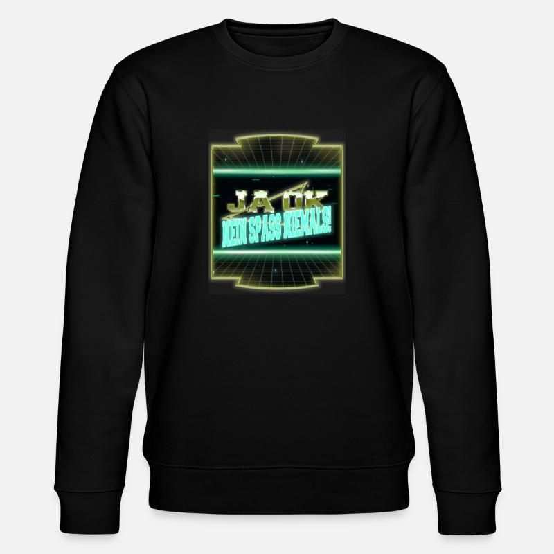 cool spruch statement weihnachten geschenkidee - Stanley/Stella Unisex Bio-Sweatshirt CHANGER  - Schwarz