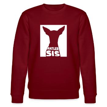 Ratler SIS - Sweat bio CHANGER Stanley/Stella Unisexe - bordeaux - Devant - Nik (191cm) & Marisol (170cm)