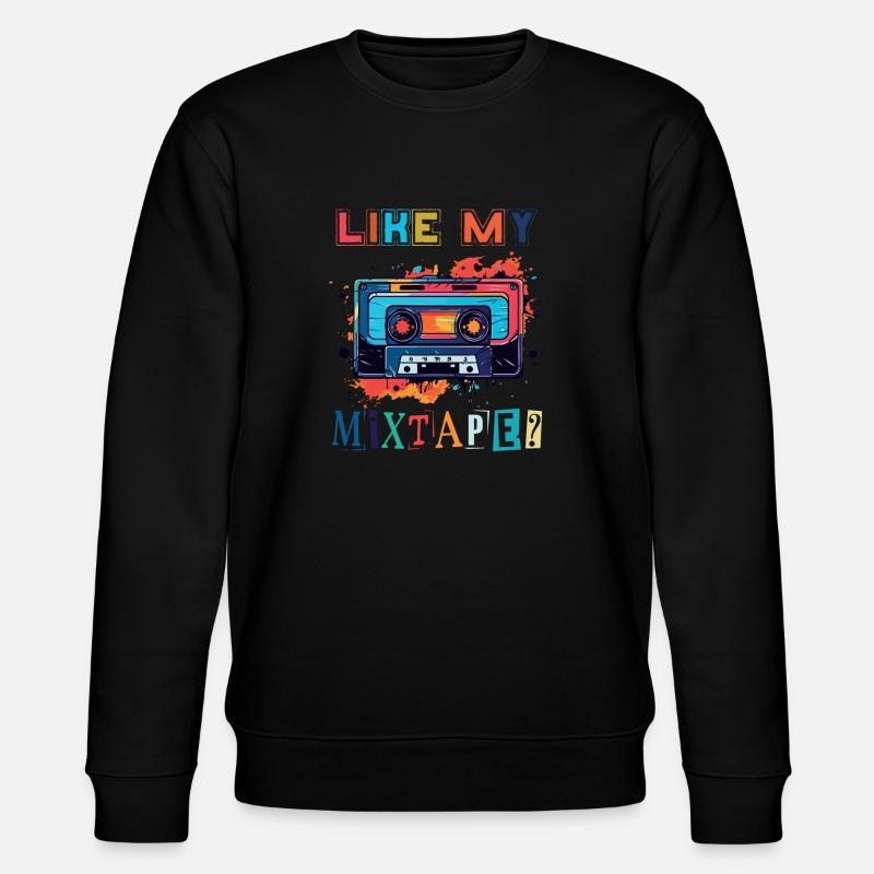 Like my mixtape - Stanley/Stella Unisex Bio-Sweatshirt CHANGER - Schwarz