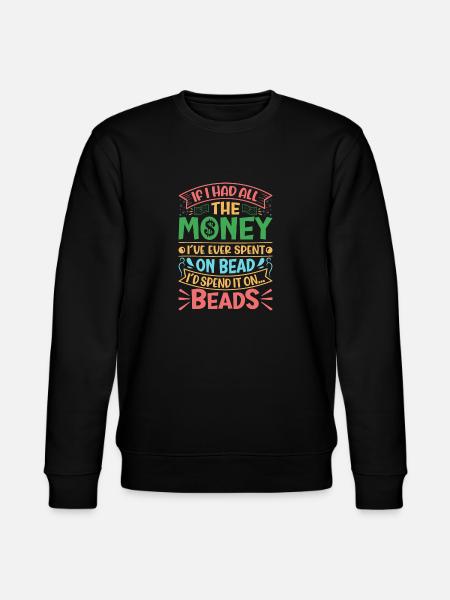 Beading Designs for Beader. - Stanley/Stella CHANGER Unisex Organic Sweatshirt - black