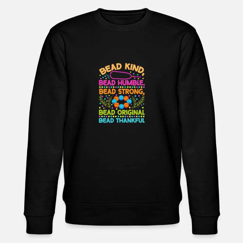 Beading Designs for Beader - Stanley/Stella CHANGER Unisex Organic Sweatshirt - black