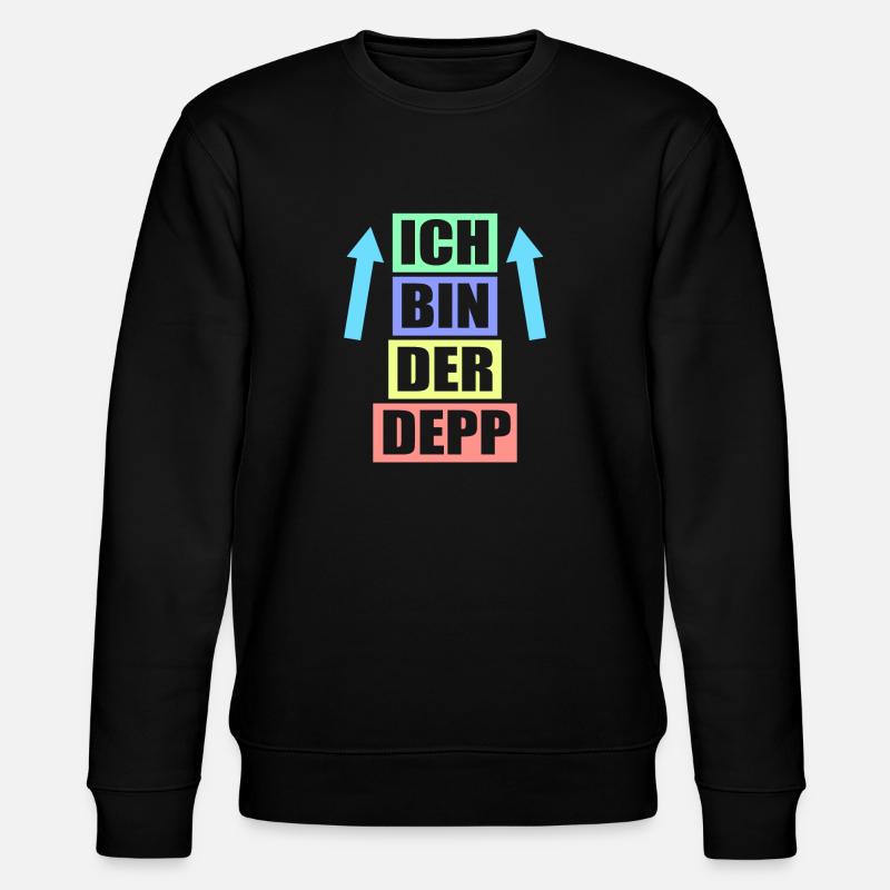 Junggesellenabschied Poltern Polterabend JGA - Stanley/Stella Unisex Bio-Sweatshirt CHANGER  - Schwarz