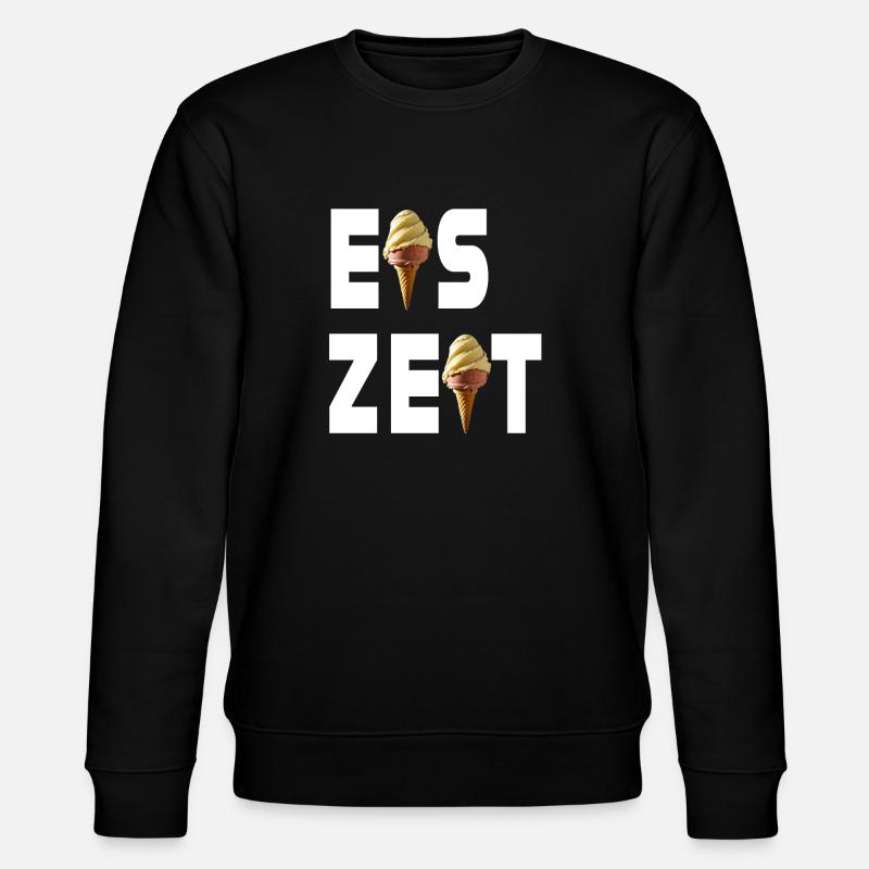 Eiszeit - Stanley/Stella Unisex Bio-Sweatshirt CHANGER  - Schwarz
