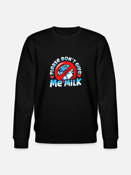 Lactose Intolerant Dairy - Stanley/Stella CHANGER Unisex Organic Sweatshirt - black