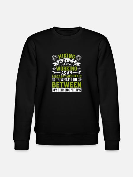 Love Avion aviation - Sweat bio CHANGER Stanley/Stella Unisexe - noir