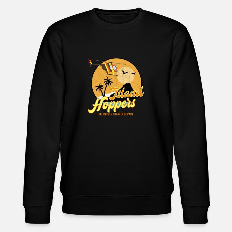 Island hoppers - Stanley/Stella Unisex Bio-Sweatshirt CHANGER  - Schwarz