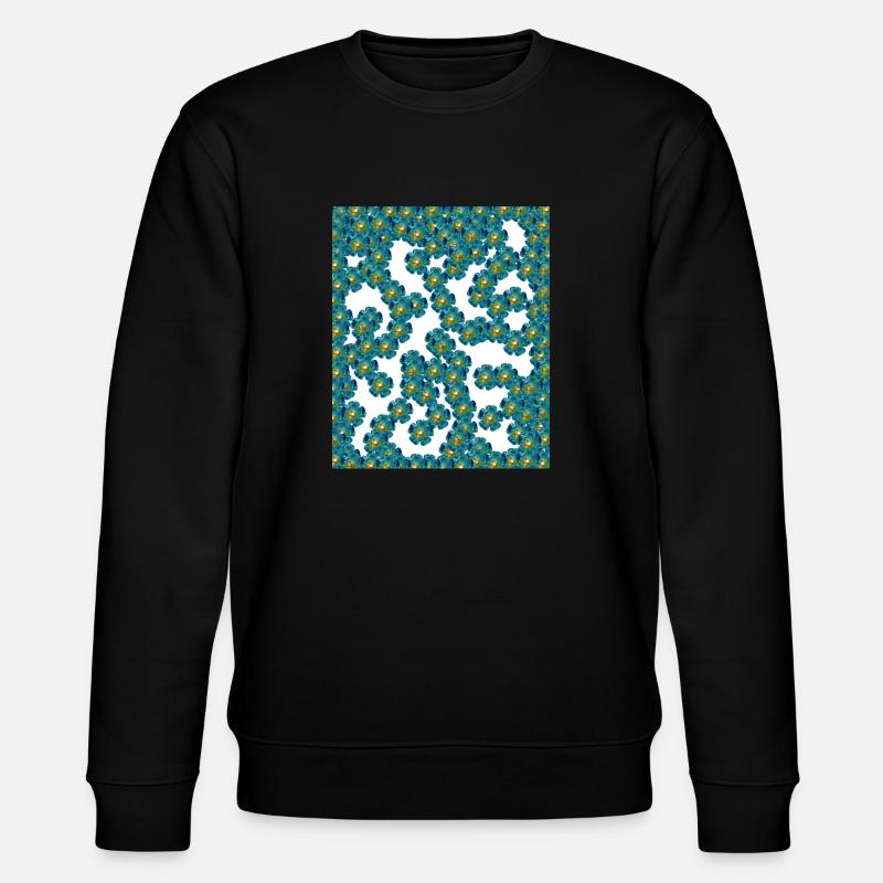 Blumen - Stanley/Stella Unisex Bio-Sweatshirt CHANGER  - Schwarz