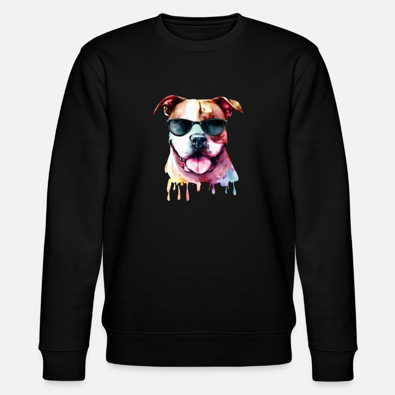 Pitbull - Stanley/Stella Unisex Bio-Sweatshirt CHANGER  - Schwarz