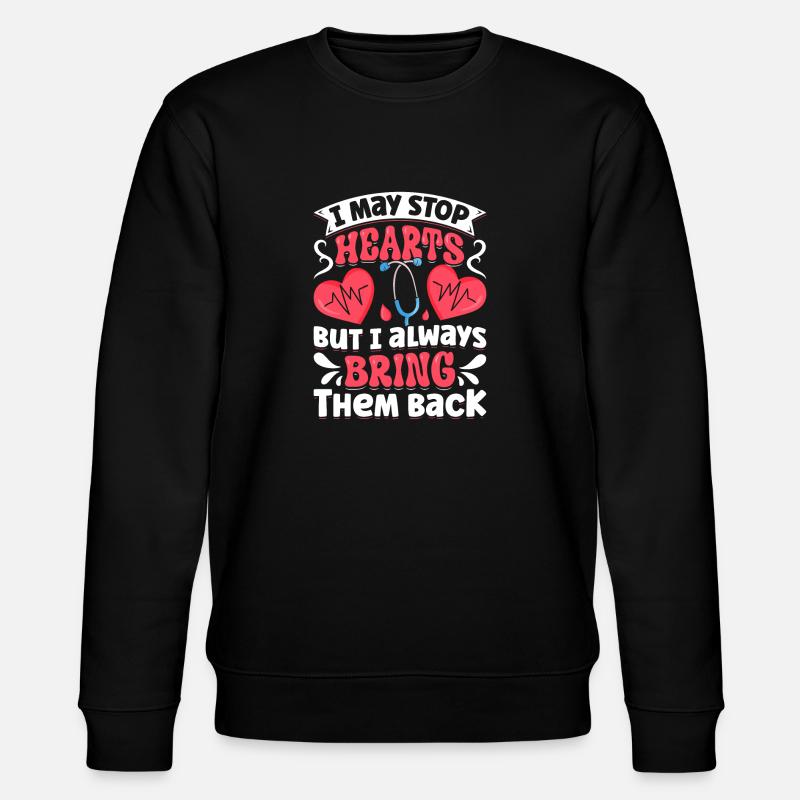Nursing Assistant Design - Stanley/Stella CHANGER Unisex Organic Sweatshirt - black