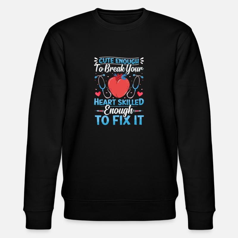Nursing Assistant Design - Stanley/Stella CHANGER Unisex Organic Sweatshirt - black
