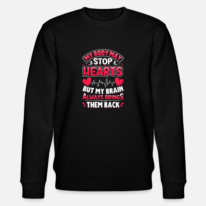 Nursing Assistant Design - Stanley/Stella CHANGER Unisex Organic Sweatshirt - black