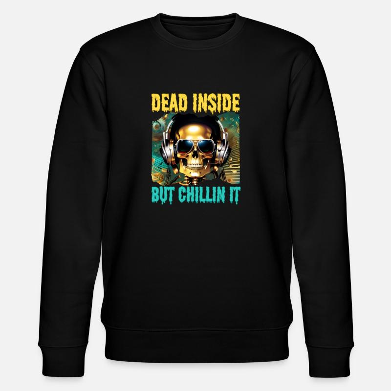 Inside dead mut rela - Stanley/Stella CHANGER Unisex Organic Sweatshirt - black