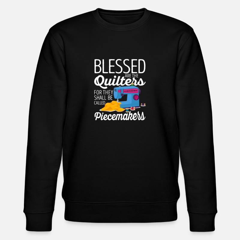 Heureux les courtepointes - Sweat bio CHANGER Stanley/Stella Unisexe - noir