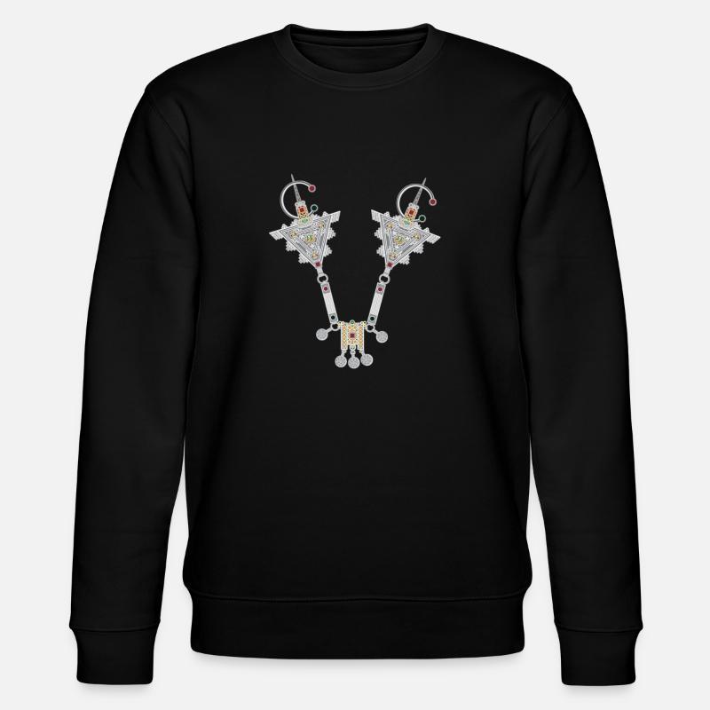 AMAZIGH MAROKKO BERBER - Stanley/Stella Unisex Bio-Sweatshirt CHANGER  - Schwarz