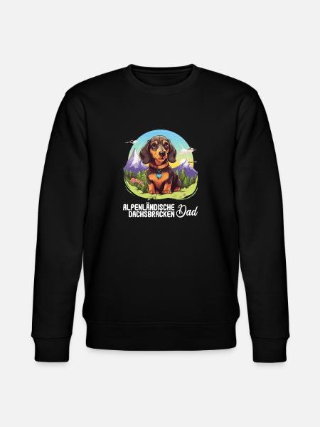 Alpenländische Dachsbracke - Stanley/Stella Unisex Bio-Sweatshirt CHANGER  - Schwarz