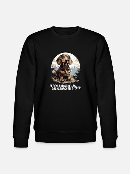 Alpenländische Dachsbracke - Stanley/Stella Unisex Bio-Sweatshirt CHANGER - Schwarz
