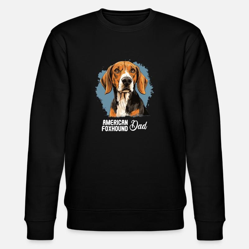 Chien American Foxhound - Sweat bio CHANGER Stanley/Stella Unisexe - noir
