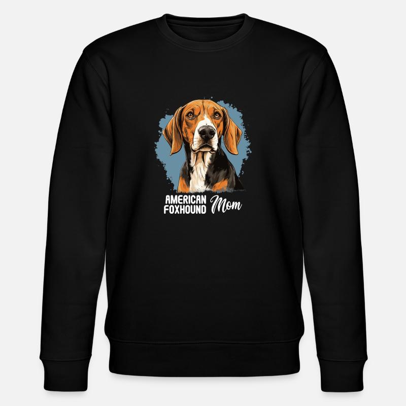 Chien American Foxhound - Sweat bio CHANGER Stanley/Stella Unisexe - noir