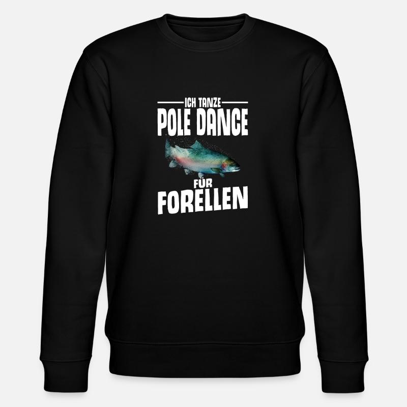 Forellen Angeln - Stanley/Stella Unisex Bio-Sweatshirt CHANGER - Schwarz