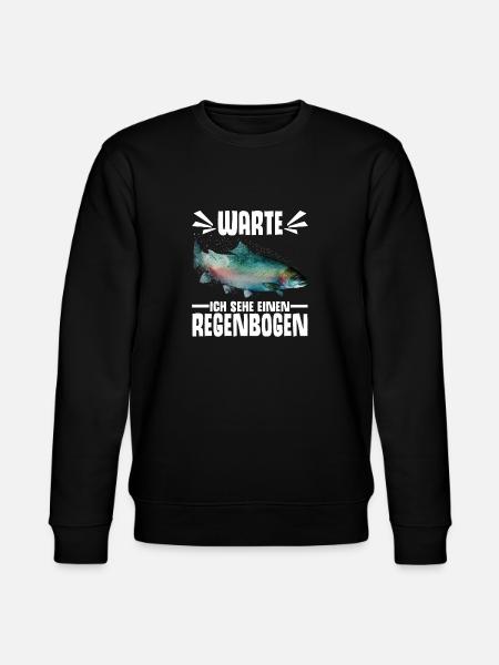 Forellen Angeln - Stanley/Stella Unisex Bio-Sweatshirt CHANGER  - Schwarz