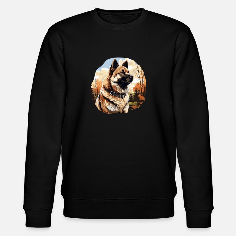Chien américain Akita - Sweat bio CHANGER Stanley/Stella Unisexe - noir