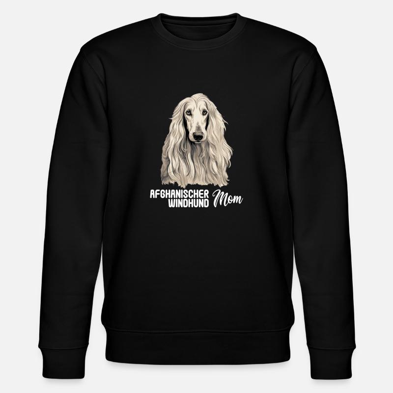 Chien Afghan Hound - Sweat bio CHANGER Stanley/Stella Unisexe - noir