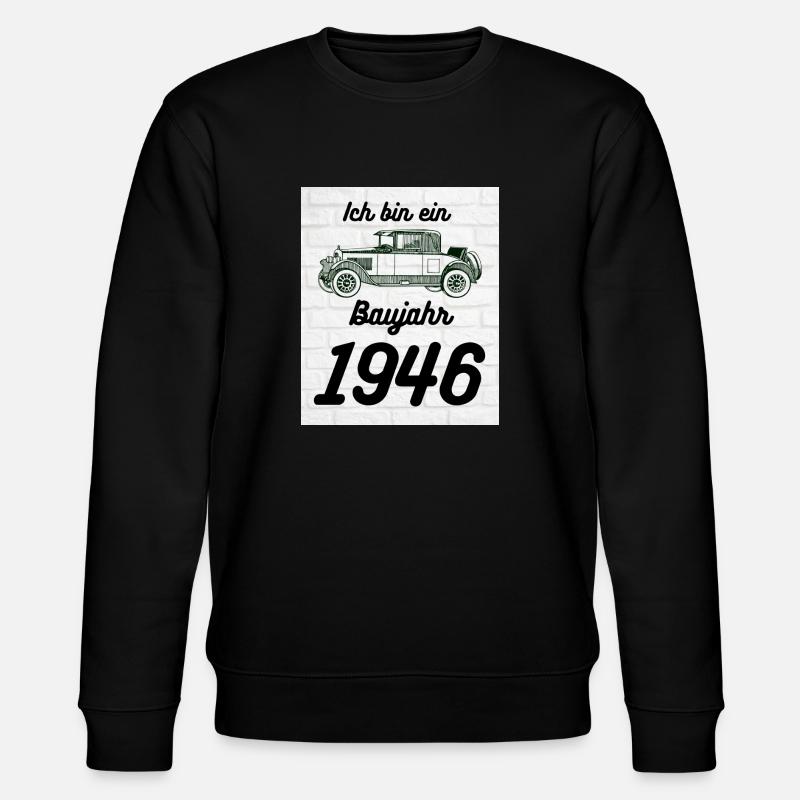 Oldtimer 1946 - Stanley/Stella Unisex Bio-Sweatshirt CHANGER  - Schwarz