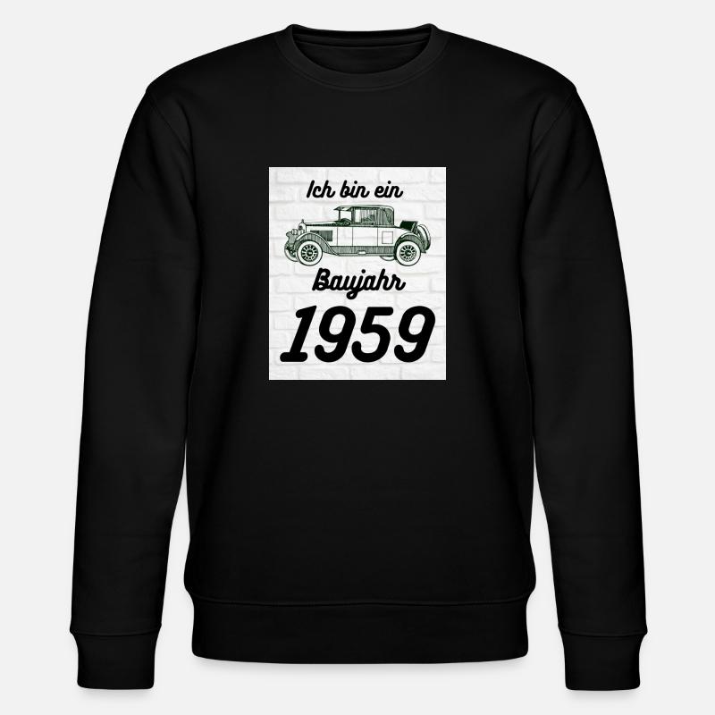 Oldtimer 1959 - Stanley/Stella Unisex Bio-Sweatshirt CHANGER  - Schwarz
